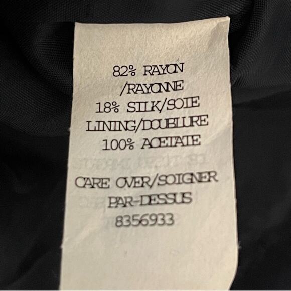 Cynthia Steffe Metallic Blue Crush Velvet Silk Blend Babydoll Dress Size 10 - Picture 10 of 12